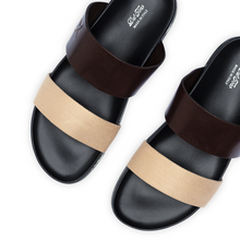 Load image into Gallery viewer, Men's Brown & Tan Cinturini Sandal