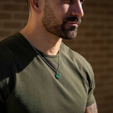 Load image into Gallery viewer, Clover Pendant - Malachite