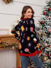 Load image into Gallery viewer, Colorblock Christmas Tree Pattern Oversized Sweater | NCS