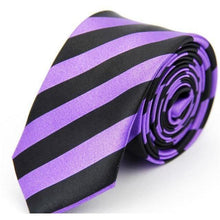 Load image into Gallery viewer, Colorful Plaids & Stripes Collection Skinny Ties - 20 Colors & Styles