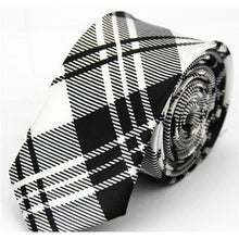 Load image into Gallery viewer, Colorful Plaids & Stripes Collection Skinny Ties - 20 Colors & Styles