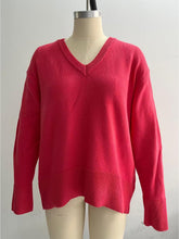 Load image into Gallery viewer, Colorful Loose Fit V-Neck Long Sleeve Sweater | NCS