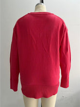 Load image into Gallery viewer, Colorful Loose Fit V-Neck Long Sleeve Sweater | NCS