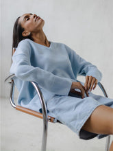 Load image into Gallery viewer, Colorful Loose Fit V-Neck Long Sleeve Sweater | NCS