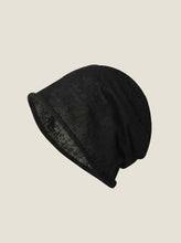Load image into Gallery viewer, Cotton Linen Slouchy Beanie Lightweight Breathable Casual Hat
