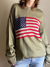 Load image into Gallery viewer, Cozy & Patriotic American Flag Knit Sweater | NCS