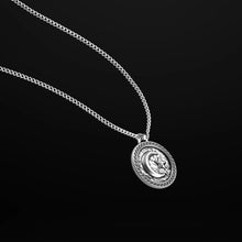 Load image into Gallery viewer, Star & Crescent Amulet - Sterling Silver