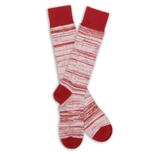 Load image into Gallery viewer, Crimson Marl Dress Socks