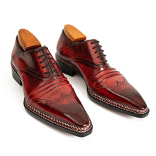 Load image into Gallery viewer, Crimson Norwegian Stitch Oxford