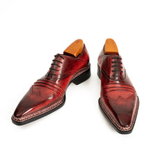 Load image into Gallery viewer, Crimson Norwegian Stitch Oxford