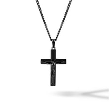 Load image into Gallery viewer, Crucifix Pendant - Stealth
