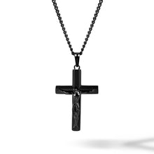 Load image into Gallery viewer, Crucifix Pendant - Stealth
