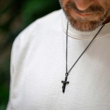 Load image into Gallery viewer, Crucifix Pendant - Stealth