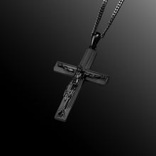 Load image into Gallery viewer, Crucifix Pendant - Stealth