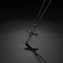 Load image into Gallery viewer, Crucifix Pendant - Stealth