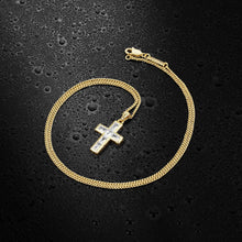 Load image into Gallery viewer, Gemstone Cross Pendant - Diamond