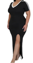 Load image into Gallery viewer, Black Maxi Dress V Neck