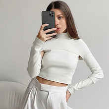 Load image into Gallery viewer, Strapless Solid Color Sexy T-shirt for Girl and Women - # GIAA23510013