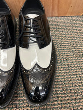 Load image into Gallery viewer, Terroni Italian Design Black/white Tuxedo Men’s Dress Shoes | LA65