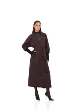 Load image into Gallery viewer, Miru Trench Coat in Chocolate
