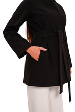 Load image into Gallery viewer, Opéra Cashmere Blend Overcoat in Black