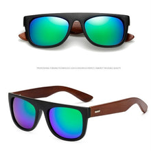 Load image into Gallery viewer, Bamboo Wooden Arms Sunglasses Men Women Black Sunglass