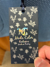 Load image into Gallery viewer, Moda Color Exclusive Light Blue Houndstooth 1-Button 100% Wool 2-Piece Turkish Slim Fit Suit