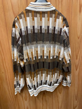 Load image into Gallery viewer, Stacy Adams 2209 Cream Geometric Print Sweater | Quarter Zip