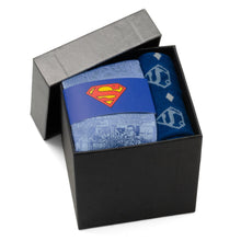 Load image into Gallery viewer, DC Superman Tie and Sock Gift Set