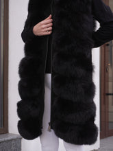 Load image into Gallery viewer, Genuine Polar Fox Fur Vest 90 cm