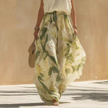 Load image into Gallery viewer, Floral Print 2-Piece Set – Sleeveless Vest Top & Wide-Leg Pants, Women's Casual Co-ord