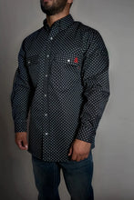 Load image into Gallery viewer, FR Pearl Snap Work Shirt - Reaper Black
