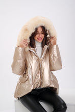 Load image into Gallery viewer, Genuine Polar Fox Down Fill Jacket