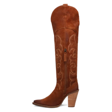 Load image into Gallery viewer, Dingo Primadonna - Women's Suede Leather Cowgirl Boots