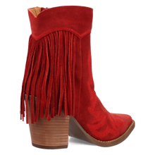 Load image into Gallery viewer, Dingo Wild Sage - Women's Suede Leather Booties