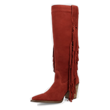 Load image into Gallery viewer, Dingo Twister - Women's Suede Leather Cowgirl Boots