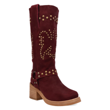 Load image into Gallery viewer, Dingo Troubadour - Women's Suede Leather Cowgirl Boots