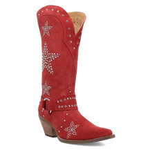 Load image into Gallery viewer, Dingo Lucky Stars - Women's Suede Cowgirl Boots