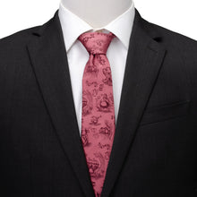 Load image into Gallery viewer, Disney Alice in Wonderland Dusty Red Men's Tie