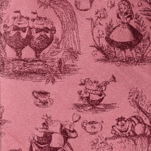Load image into Gallery viewer, Disney Alice in Wonderland Dusty Red Men's Tie
