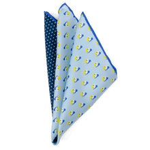 Load image into Gallery viewer, Disney Donald Duck Blue Pocket Square