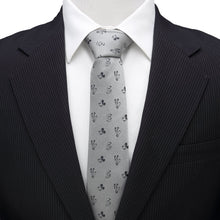 Load image into Gallery viewer, Disney Mickey and Friends Gray Men's Tie