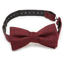 Load image into Gallery viewer, Disney Mickey Mouse Holiday Maroon Bow Tie