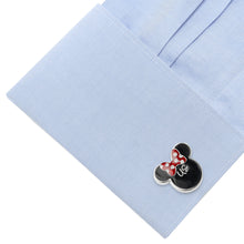 Load image into Gallery viewer, Disney Mickey and Minnie Mouse "I Love Us" Cufflinks