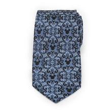 Load image into Gallery viewer, Disney Mickey Mouse Damask Tile Blue Men's Tie