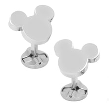 Load image into Gallery viewer, Disney Mickey Mouse Silhouette Stainless Steel Cufflinks