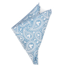 Load image into Gallery viewer, Disney Mickey Mouse Paisley Teal Pocket Square