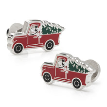 Load image into Gallery viewer, Disney Mickey Mouse Holiday Truck Cufflinks
