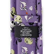 Load image into Gallery viewer, Disney The Nightmare Before Christmas Purple Men's Tie