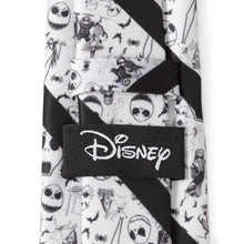 Load image into Gallery viewer, Disney The Nightmare Before Christmas Striped Black Men's Tie